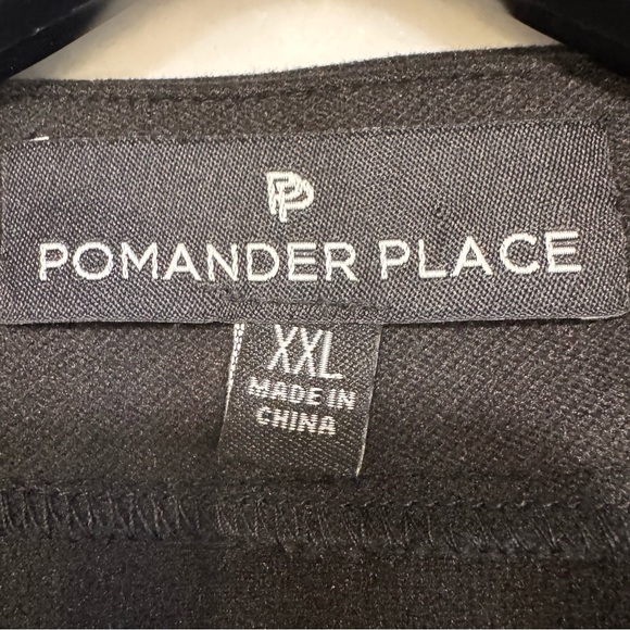 Pomander Place Tuckernuck, Bell Sleeve V Neck A Line Dress Black pockets Sz XXL - Picture 7 of 11